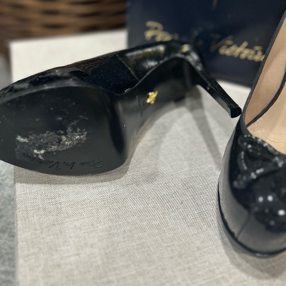 Pour La Victoire Black Patent Leather Heels - Picture 5 of 7